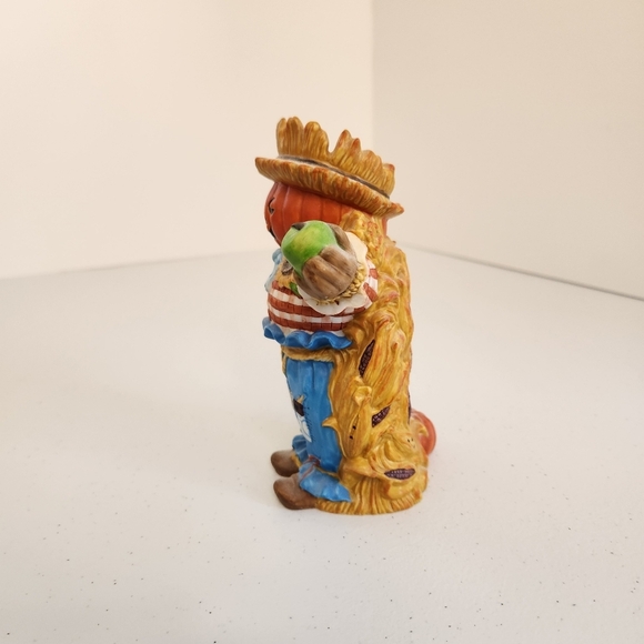 Partylite Scarecrow Reed Diffuser Holder Halloween Fall Pumpkin Home Decor Crow - Picture 4 of 11